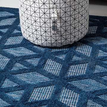 Talaia Neutral Geometric Indoor/outdoor Area Rug